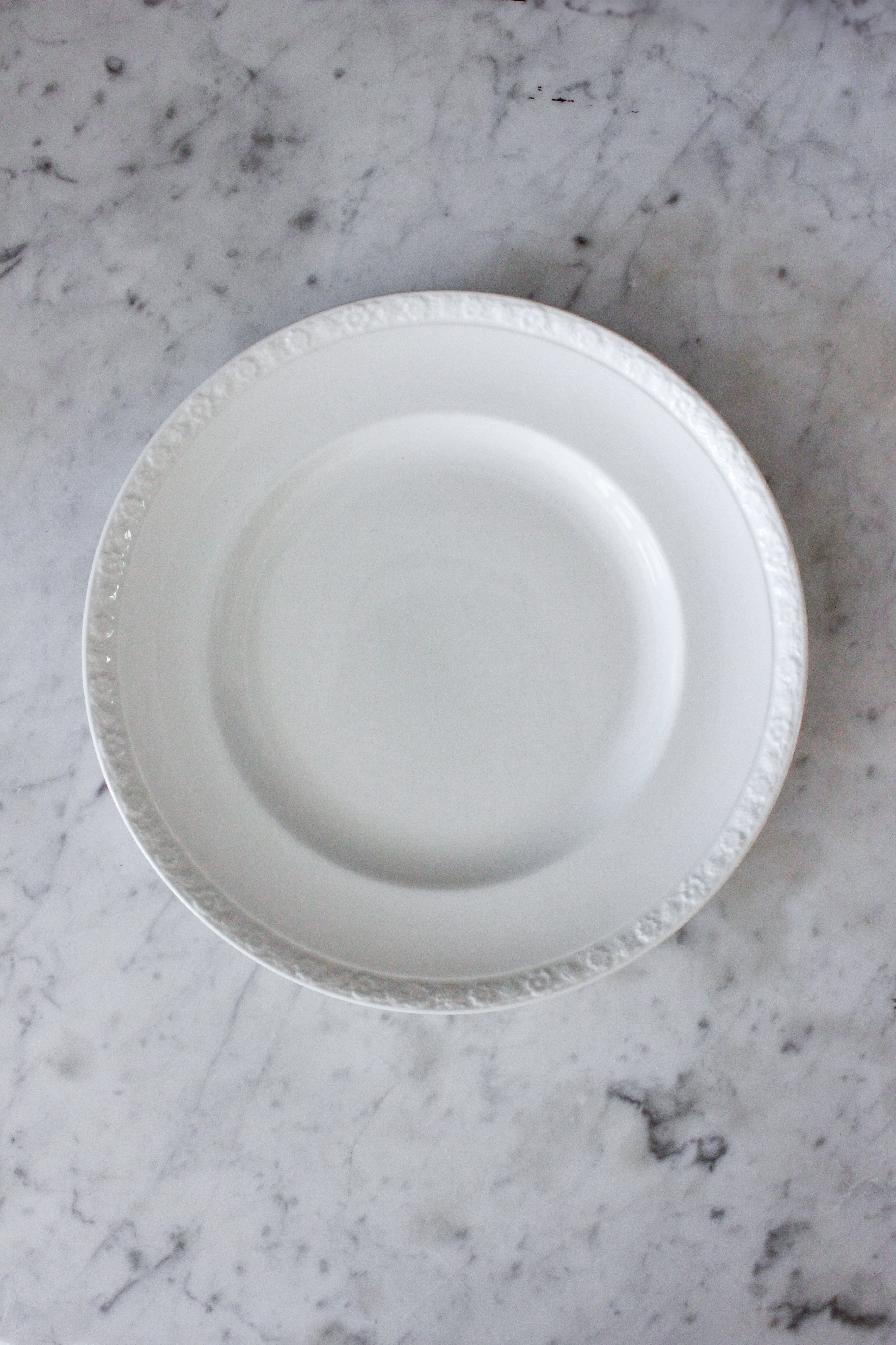 Vintage English Ironstone Dinner Plate, Set of 6