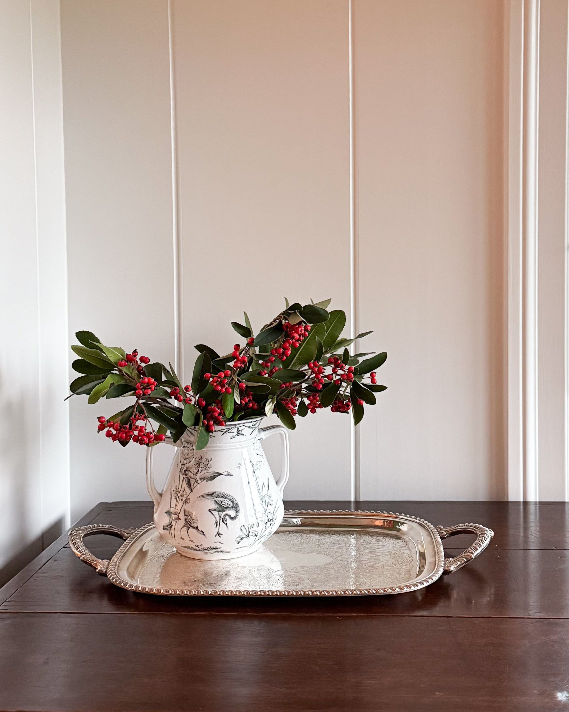 Antique English Transferware Sugar Bowl