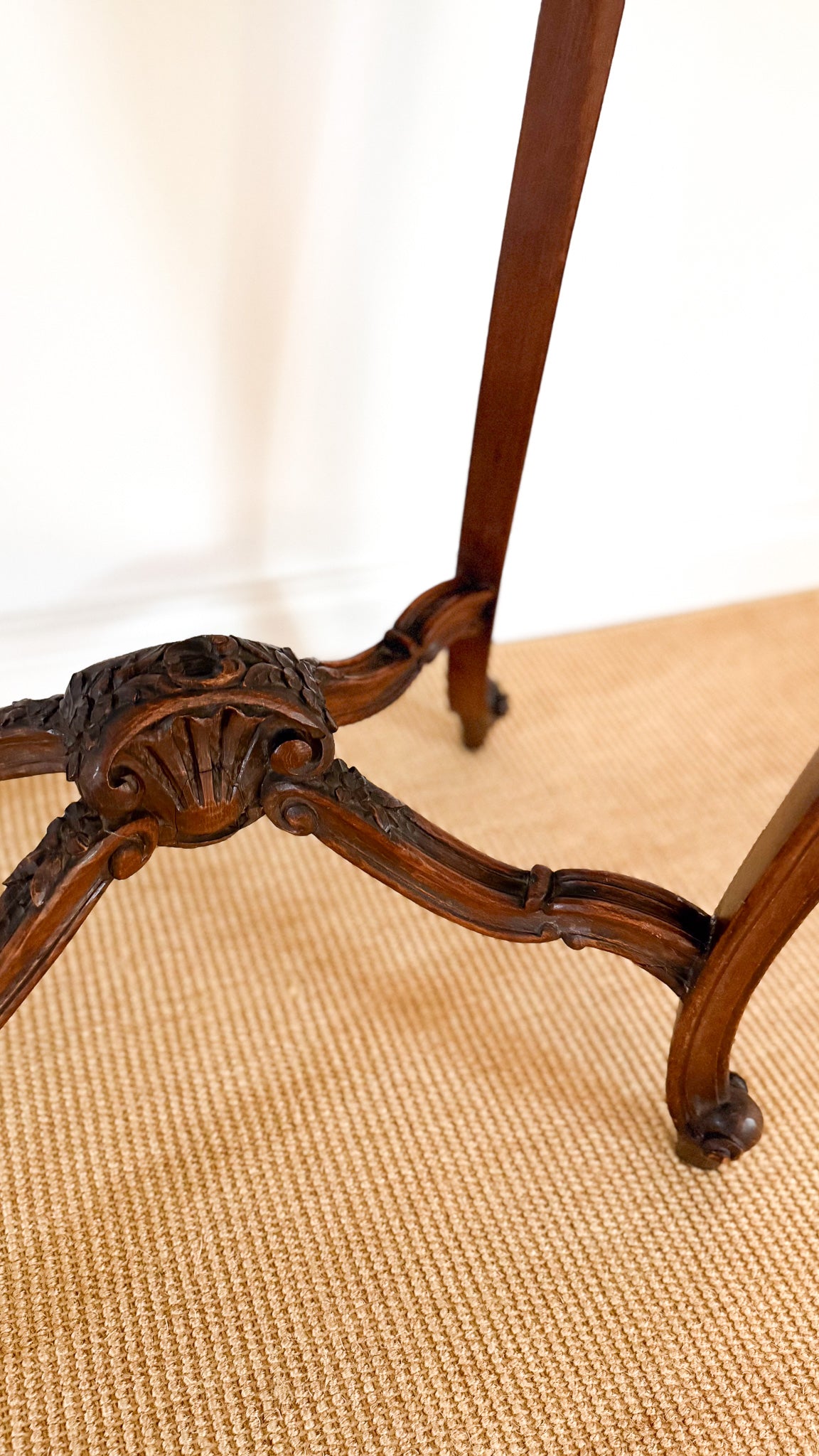 Antique 1920's French Marble Side Table