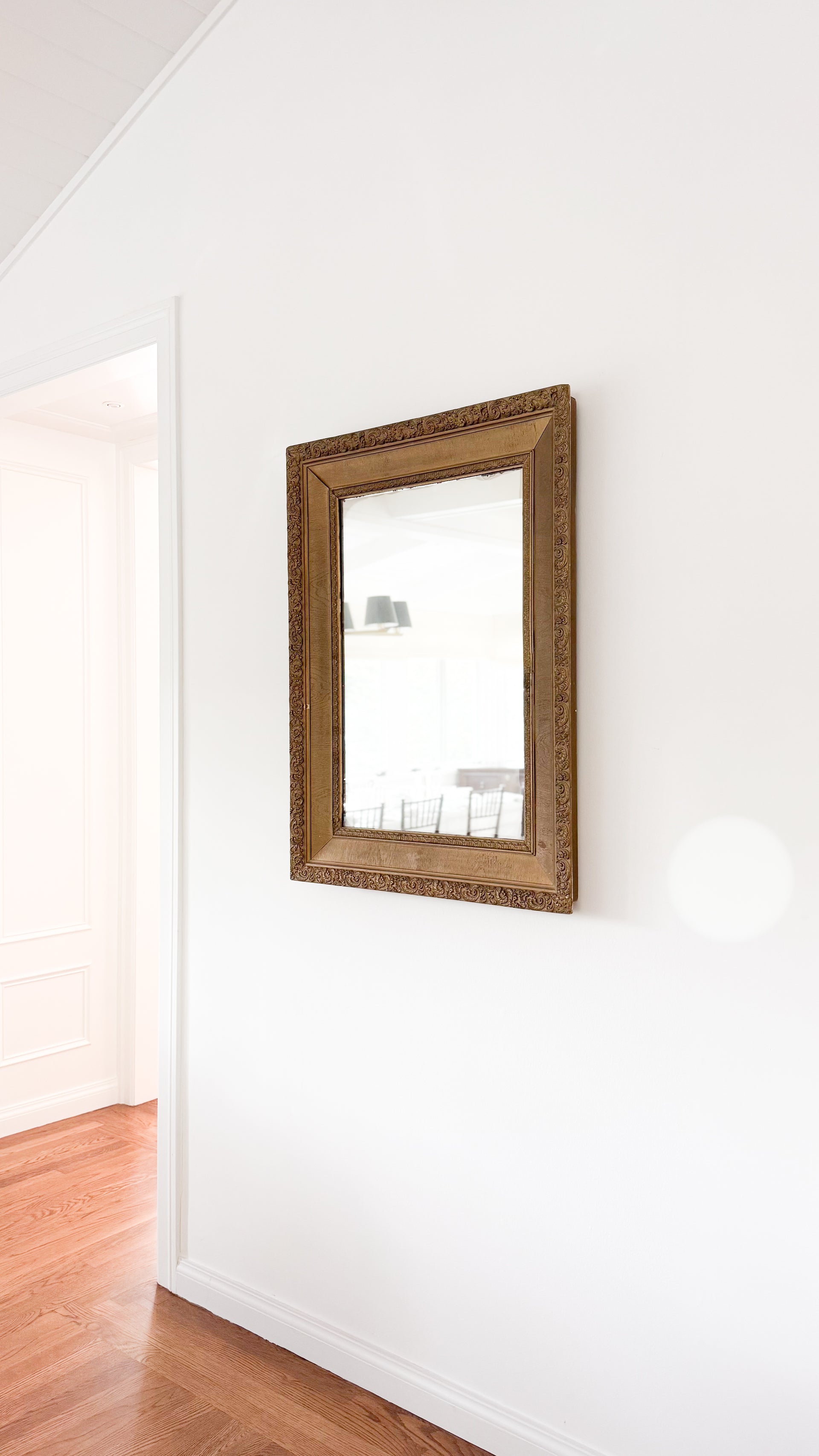 Antique Gilt Gesso Mirror