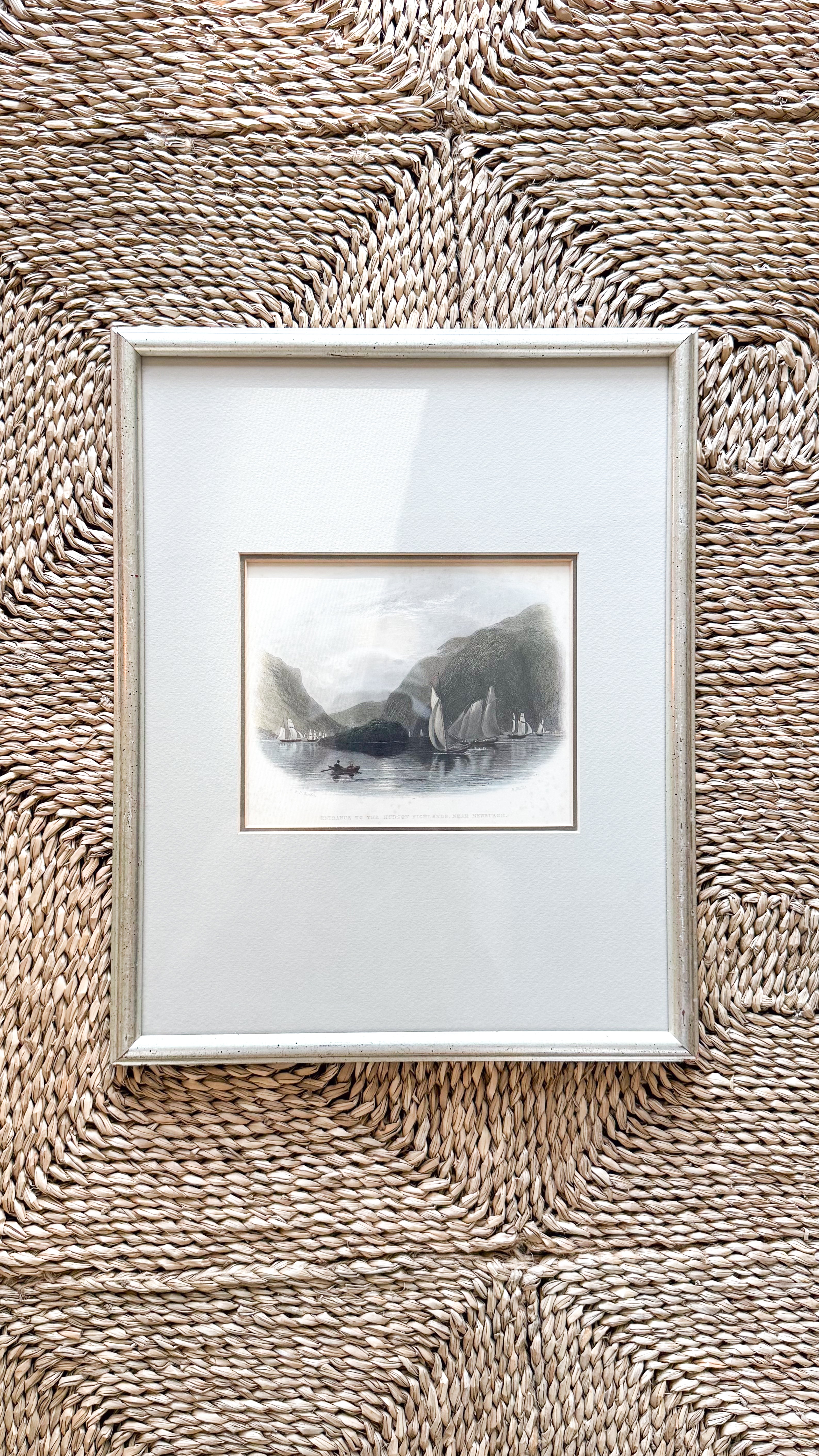 Antique 19th c American landscape Print