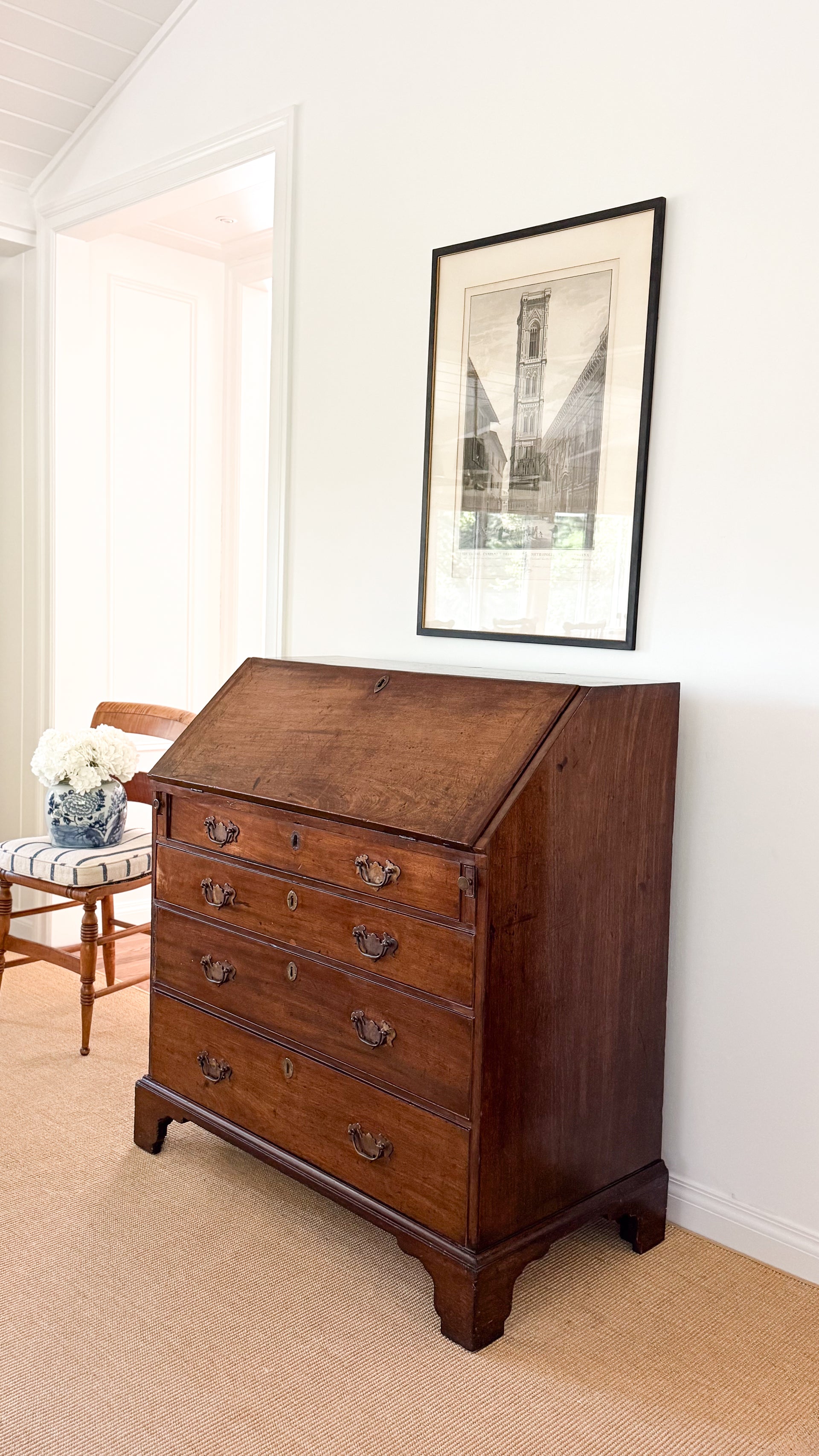 Antique 18th-century Drop Front Desk, 1770’s