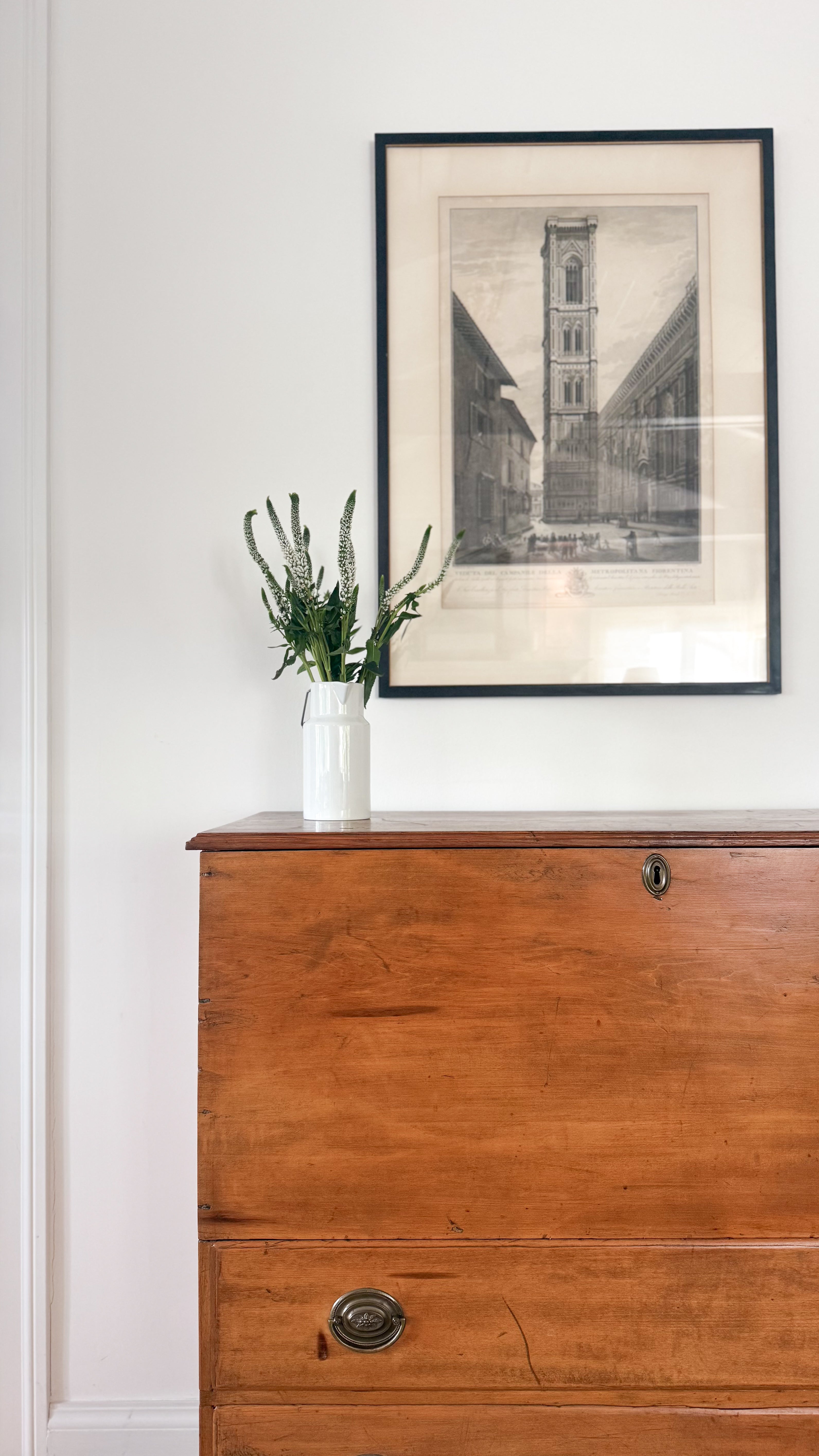 18th C. Early American Pine Mule Chest