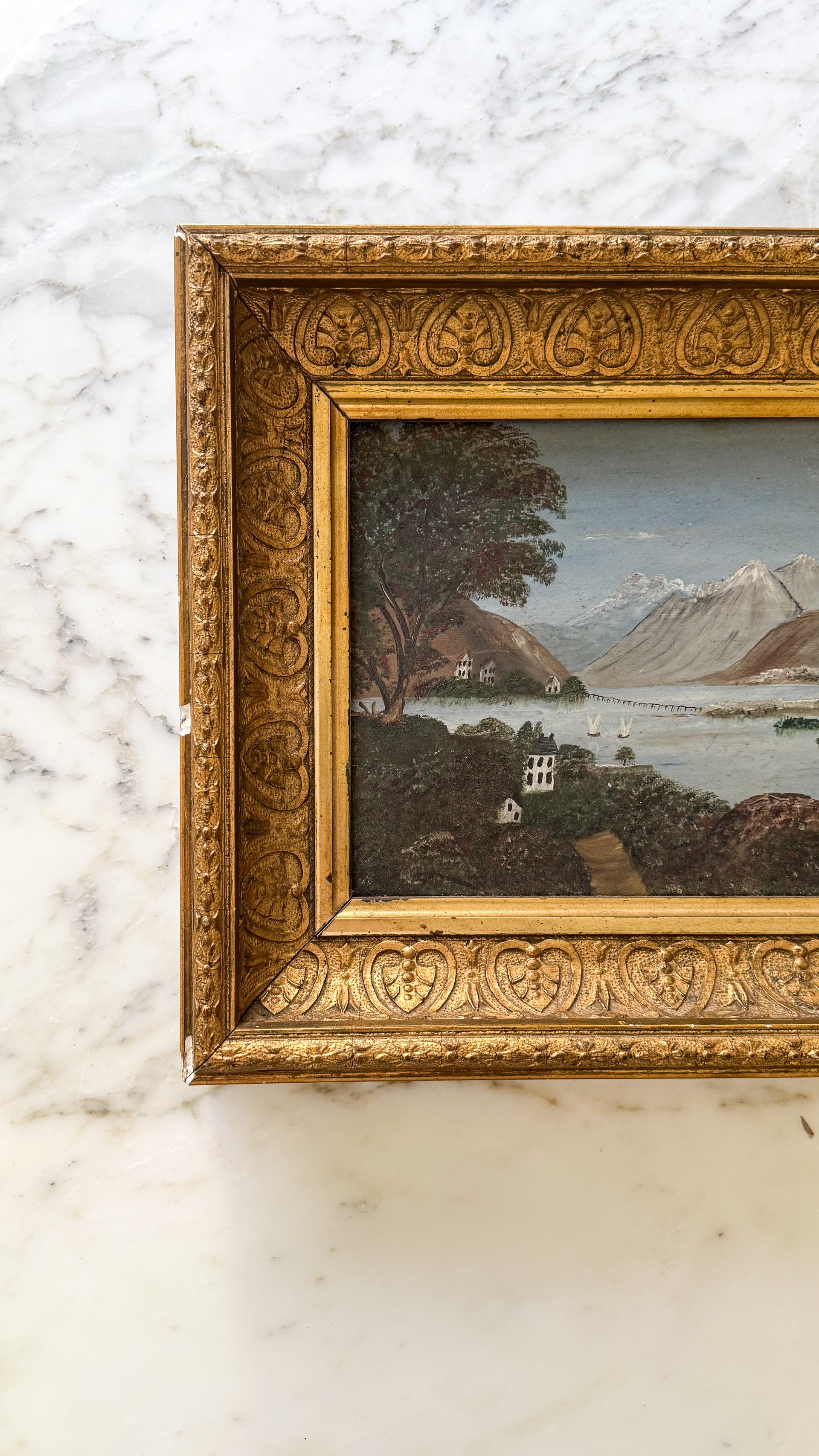 19th c Oil on Board