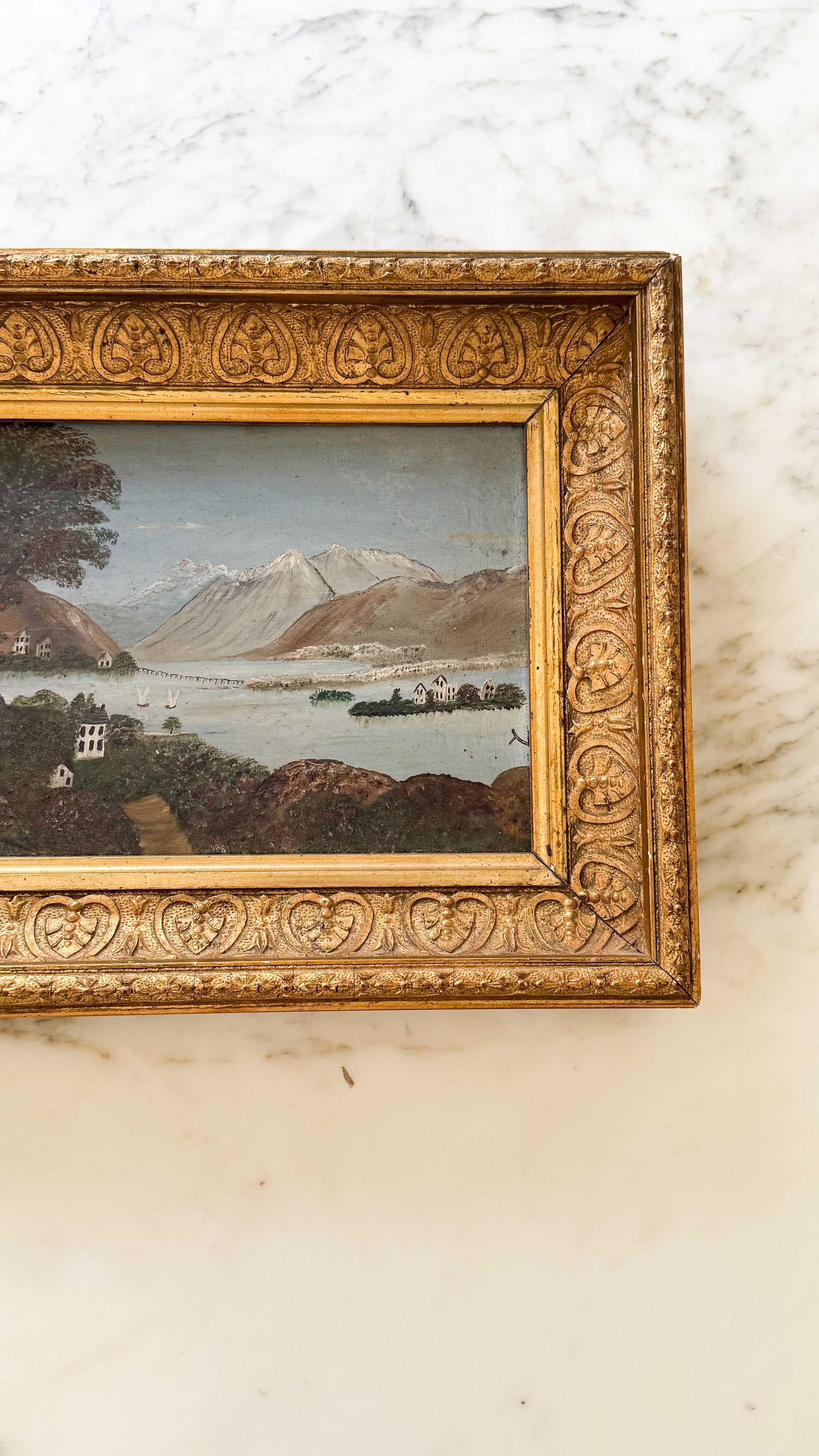 19th c Oil on Board