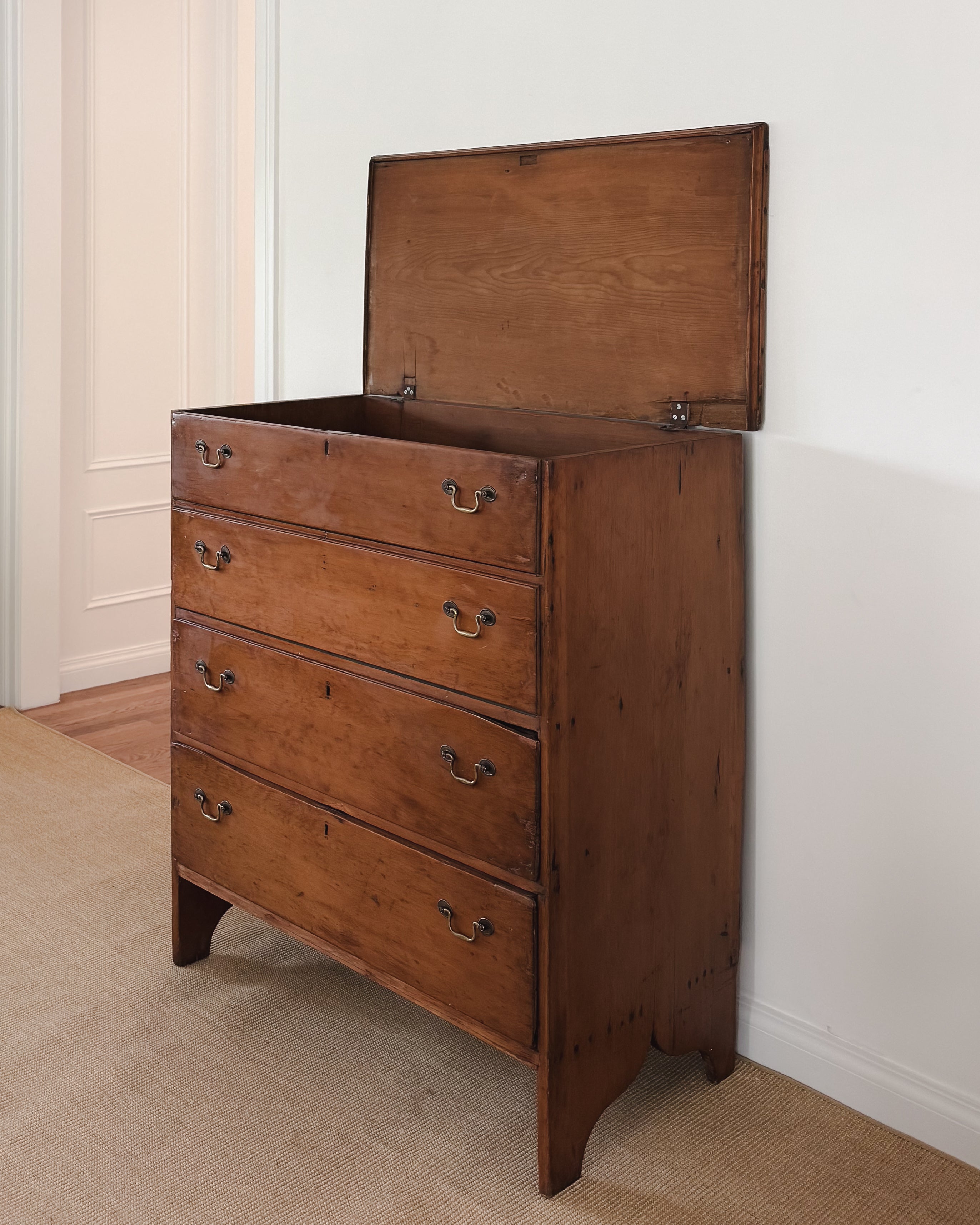 New England Mule Chest, Early 19th C.
