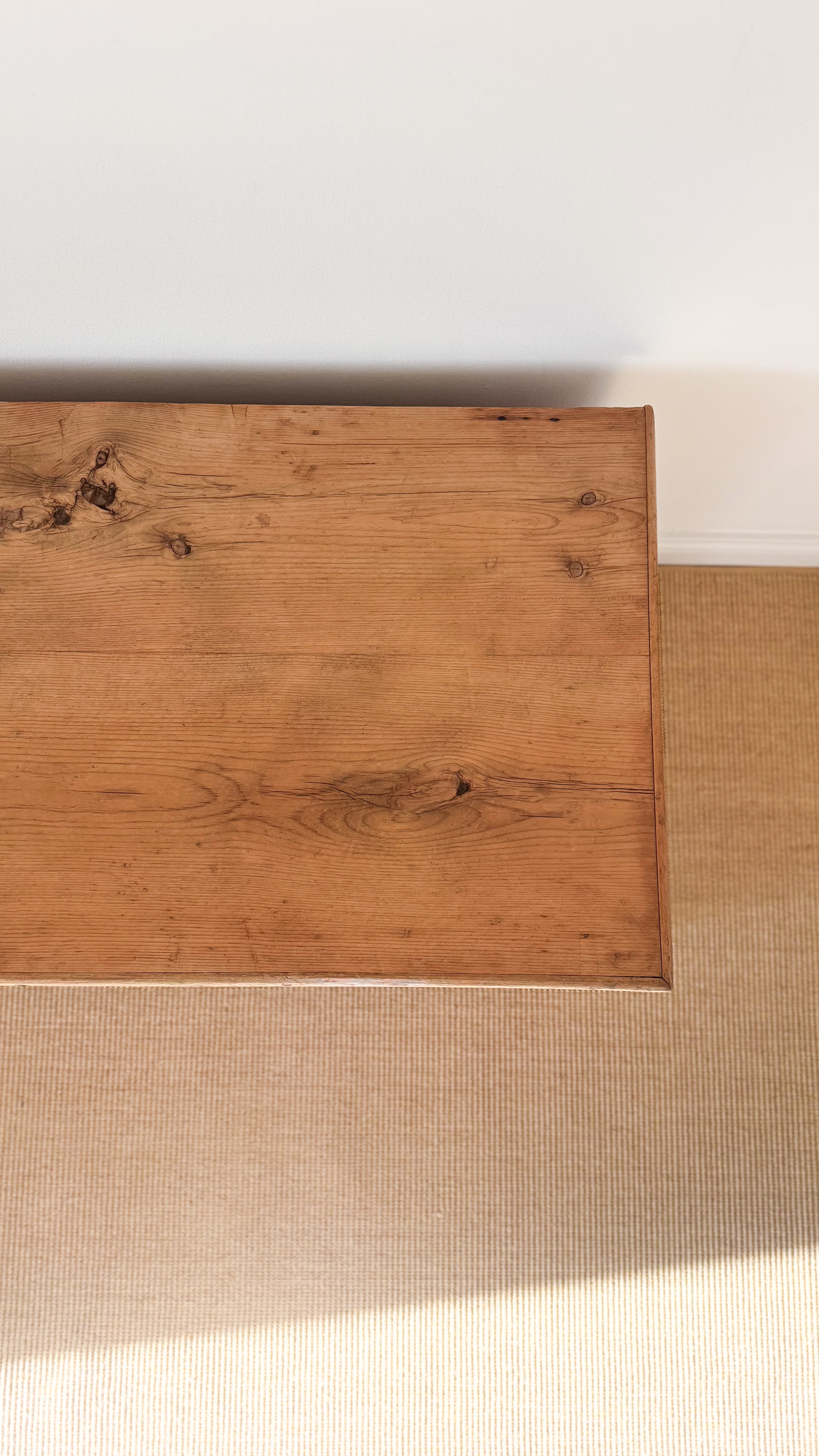 19th Century English Pine Blanket Chest