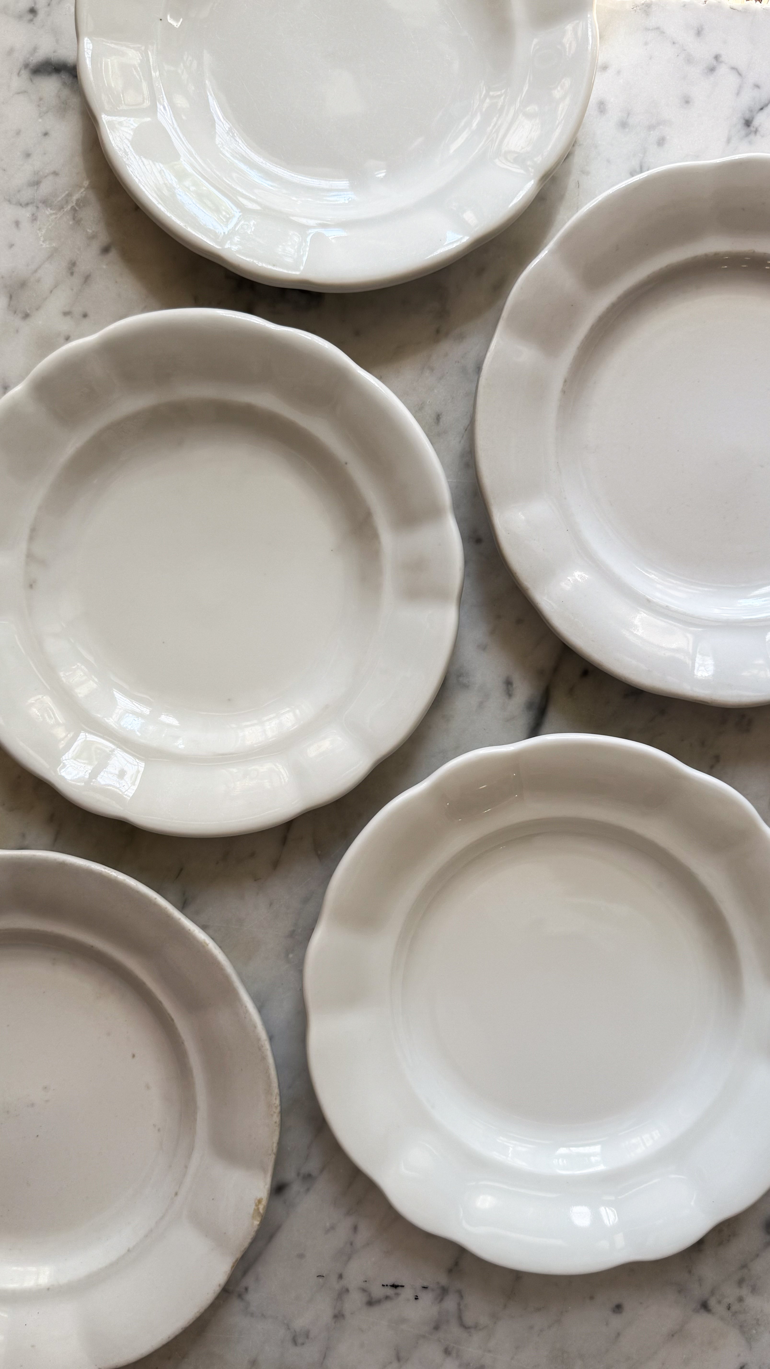 Vintage/Antique European Porcelain Plate Set