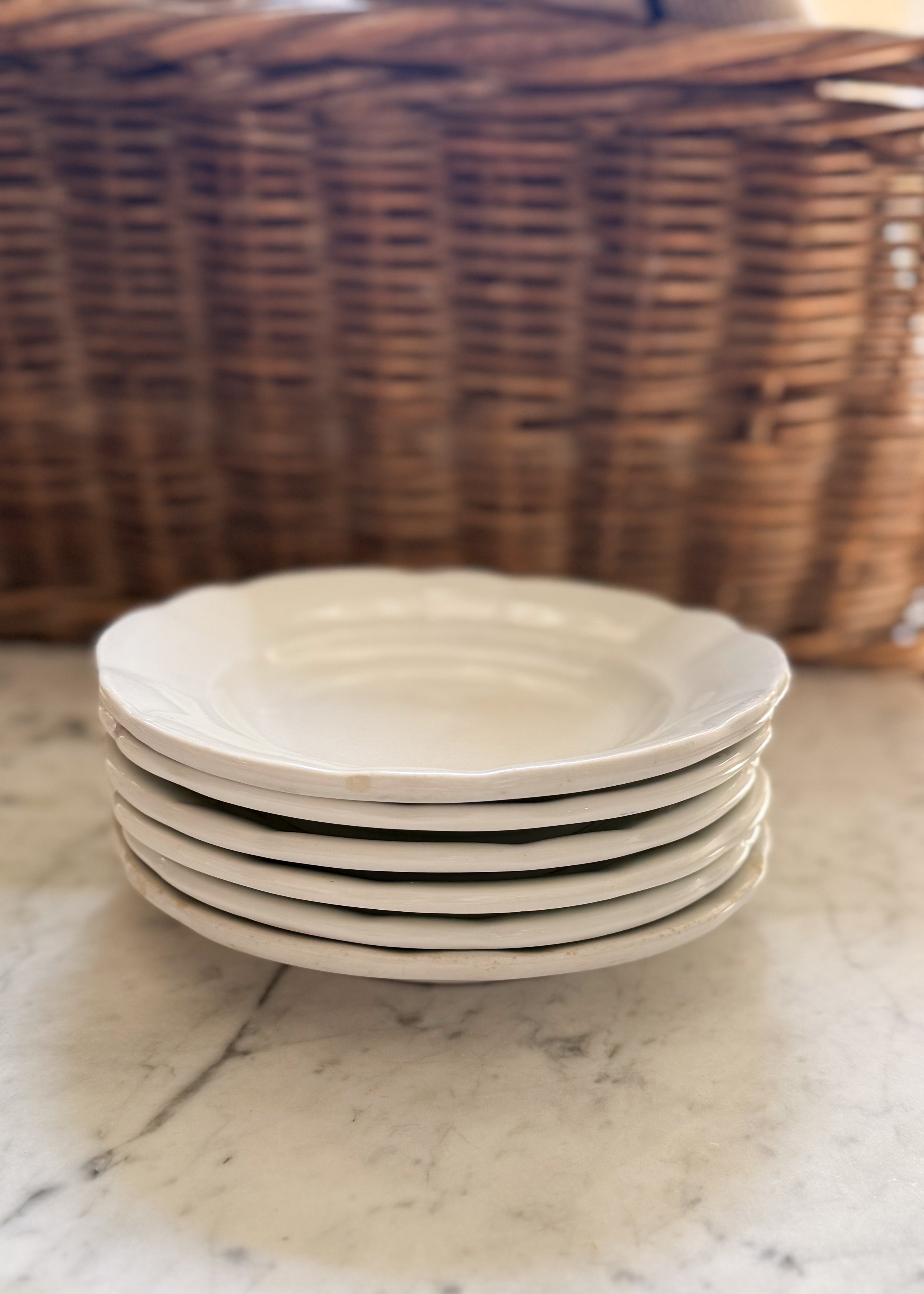 Vintage/Antique European Porcelain Plate Set