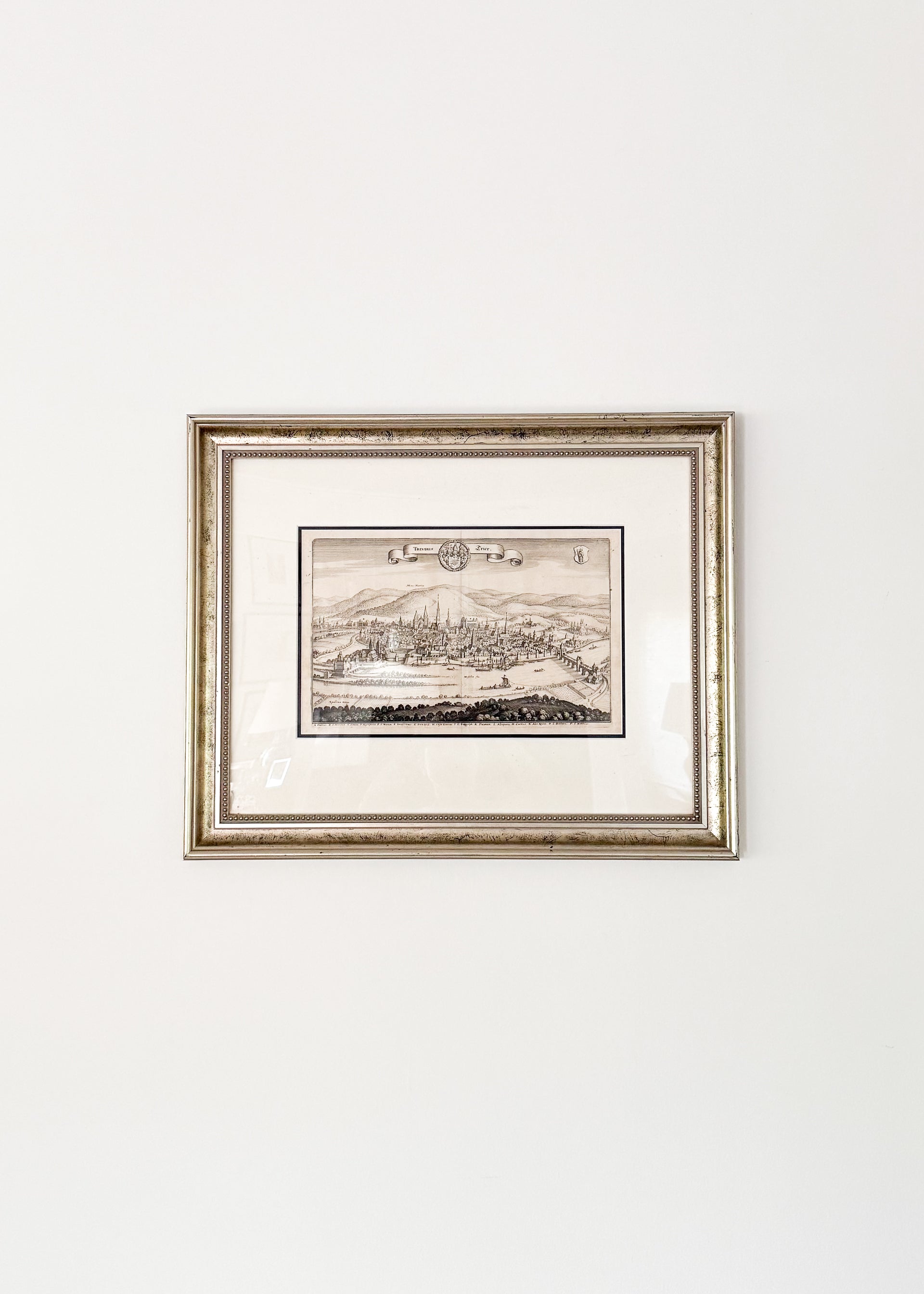Antique German Engraving, likely 17th century