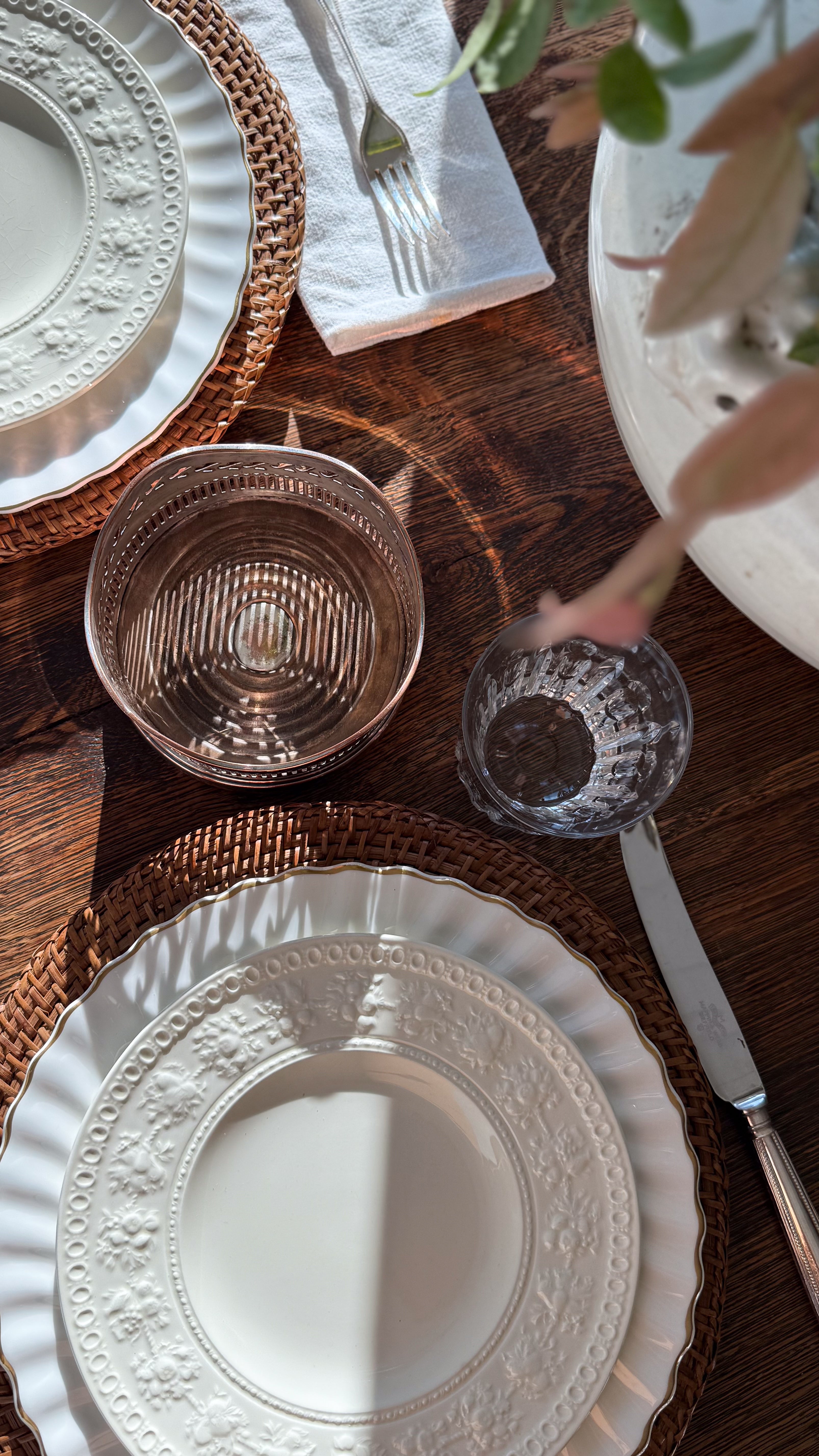 Antique European Trestle Dining Table
