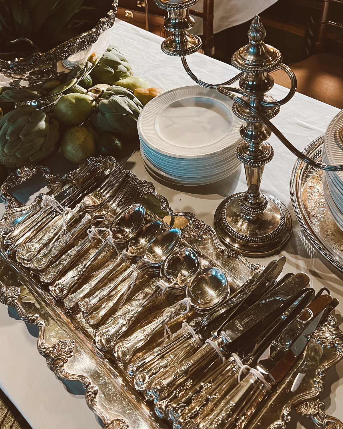 Vintage English Silver Flatware | Noble